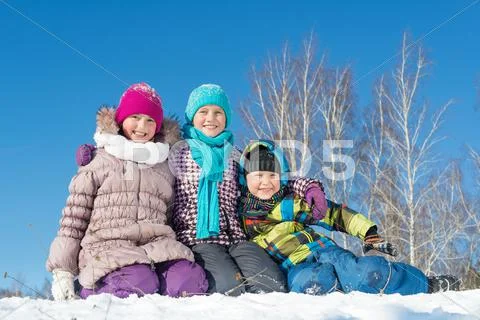 Winter activity Stock Photos