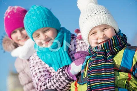 Winter activity Stock Photos