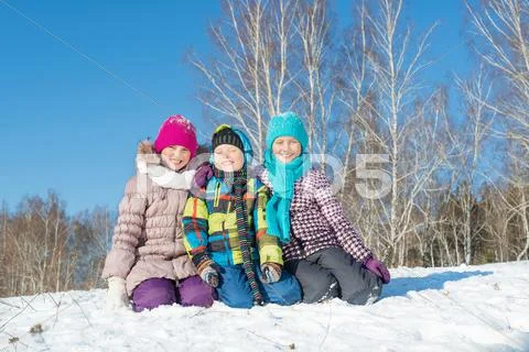 Winter activity Stock Photos