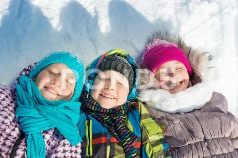 Winter activity Stock Photos