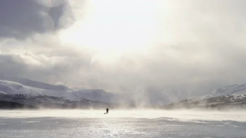 Winter adventure Stock Footage 133433742