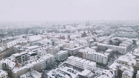 Winter aerial view Stock Footage 226942244