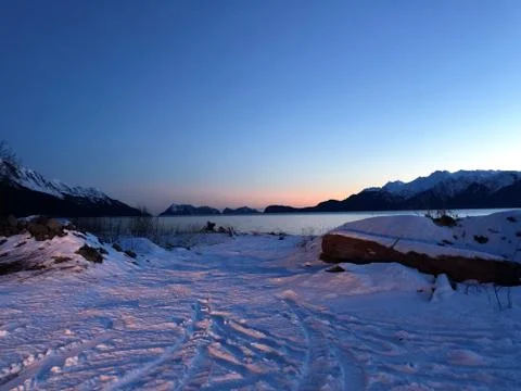 Winter in Alaska Stock Photos