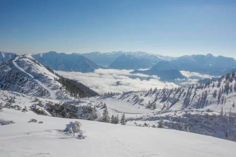 Winter in Alps (4) Stock Photos