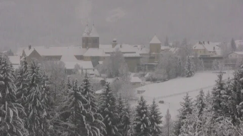 Winter in the Alps Video stock 595995