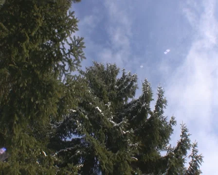 Winter in the Alps Stock Footage 1049374