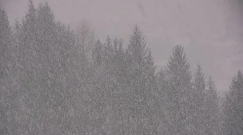 Winter in the Alps Stock Footage 10880148