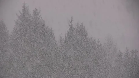 Winter in the Alps - ntsc Video stock 10882222