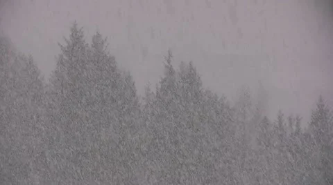 Winter in the Alps - ntsc Stock Footage 10882281