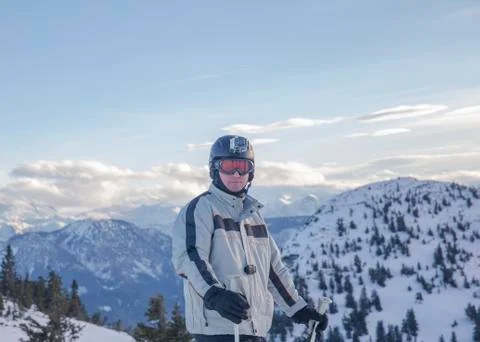 Winter in Alps Stock Photos