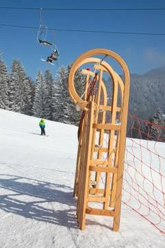 Winter in alps Foto stock