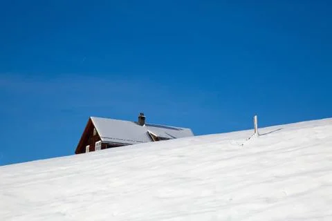 Winter in alps Stock Photos