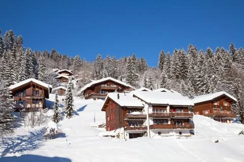 Winter in alps Foto stock