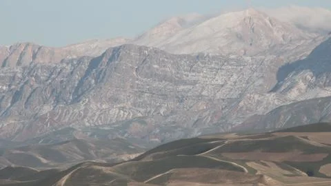 Winter and clouds Stock Photos