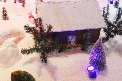 Winter and clouds Foto stock