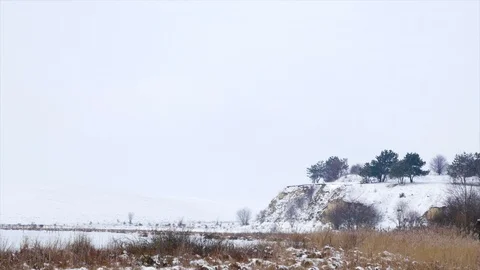 Winter and snow, landscape 스톡 동영상 85888084
