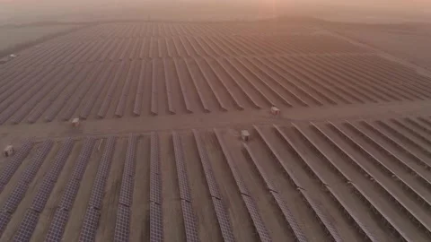 Winter and solar panels Stock Footage 171185998