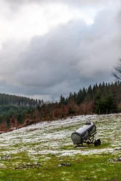 Winter in the ardennes Stock Photos