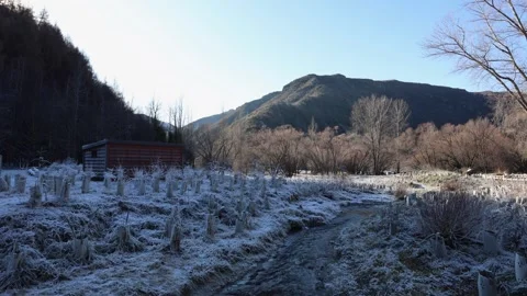 Winter in Arrowtown Video stock 282182018