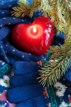 Winter attributes Stock Photos