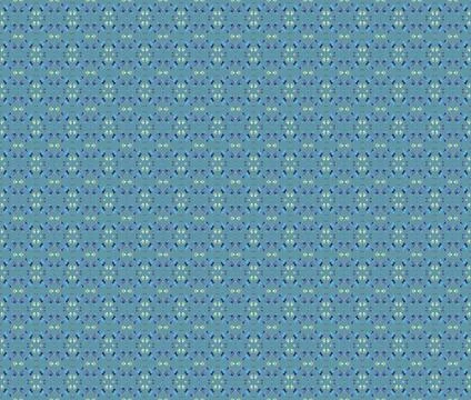 Winter aurora meadow architecture-inspired tile motif tile pattern with pale gol Stock Illustration