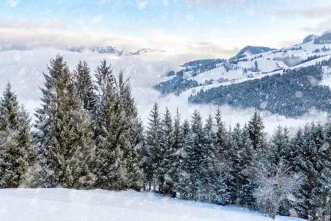 Winter in Austria Stock Photos