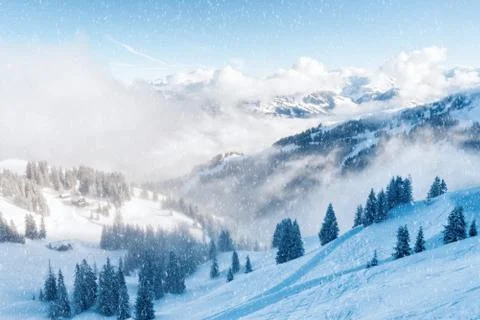 Winter in Austria Stock Photos