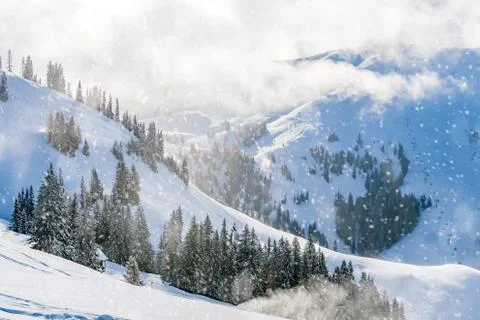 Winter in Austria Stock Photos