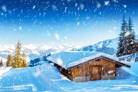 Winter in Austria Stock Photos