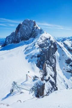 Winter in the austrian alps 写真素材