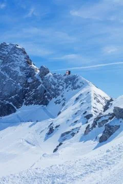 Winter in the austrian alps Foto stock