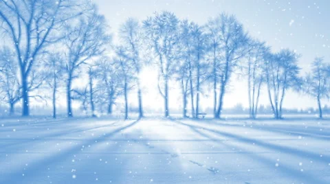 Winter background and falling snow loop 스톡 동영상 44239037
