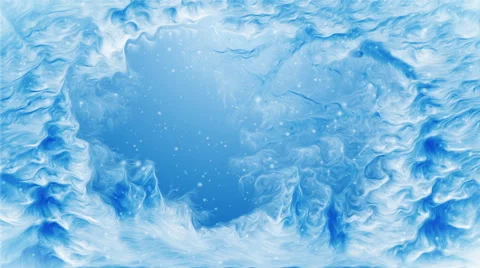 Winter background and falling snow loop Stockbeeldmateriaal 44694339