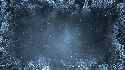 Winter Background Animation Loop 库存影片 119685530