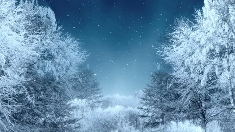 Winter Background Animation Loop 스톡 동영상 120293725