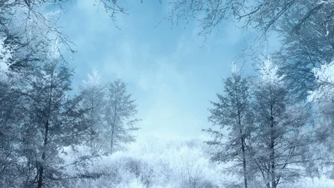 Winter Background Animation Loop Video stock 120294459