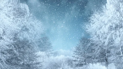 Winter Background Animation Loop Stockbeeldmateriaal 120294842