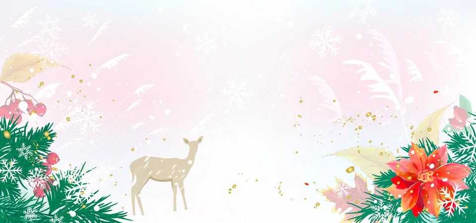 Winter background art Stock-Illustration