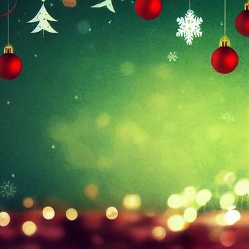 Winter background with baubles Stock Illustration
