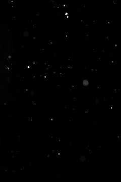 Winter background. falling snow isolated on black background Stock Photos