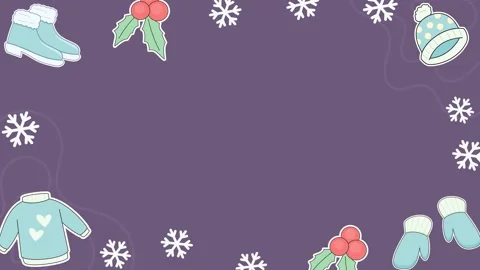 Winter background Stock Footage 337642303