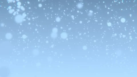 Winter Background with Glowing Particles Loop Animated Stock Footage 321284178