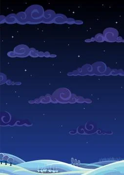 Winter Background Stock Illustration