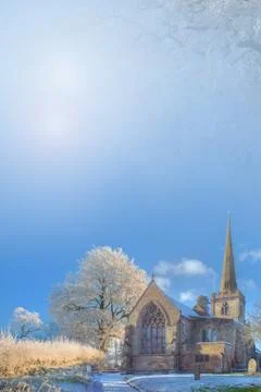Winter background Stock Illustration