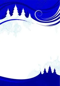 Winter Background Illustrazione stock