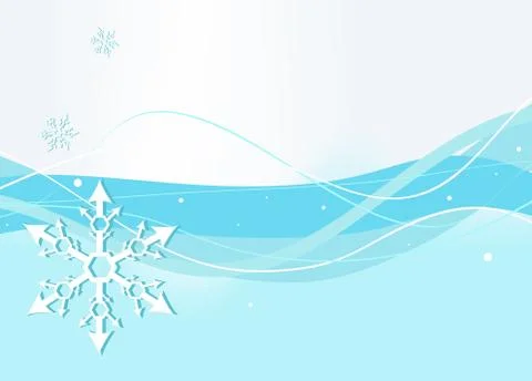 Winter background Stock Illustration