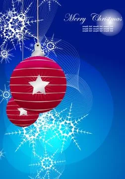 Winter background Stock Illustration