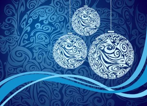 Winter Background Stock Illustration