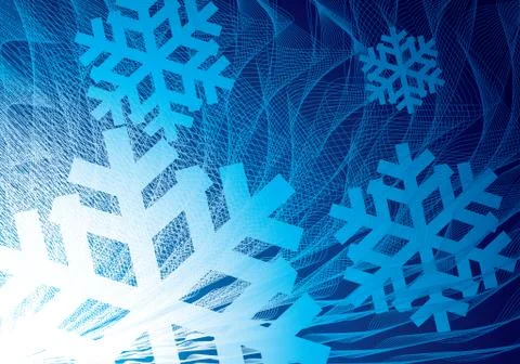 Winter background 库存插图