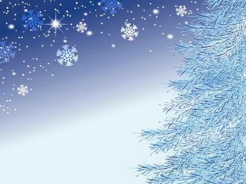Winter background Stock Illustration